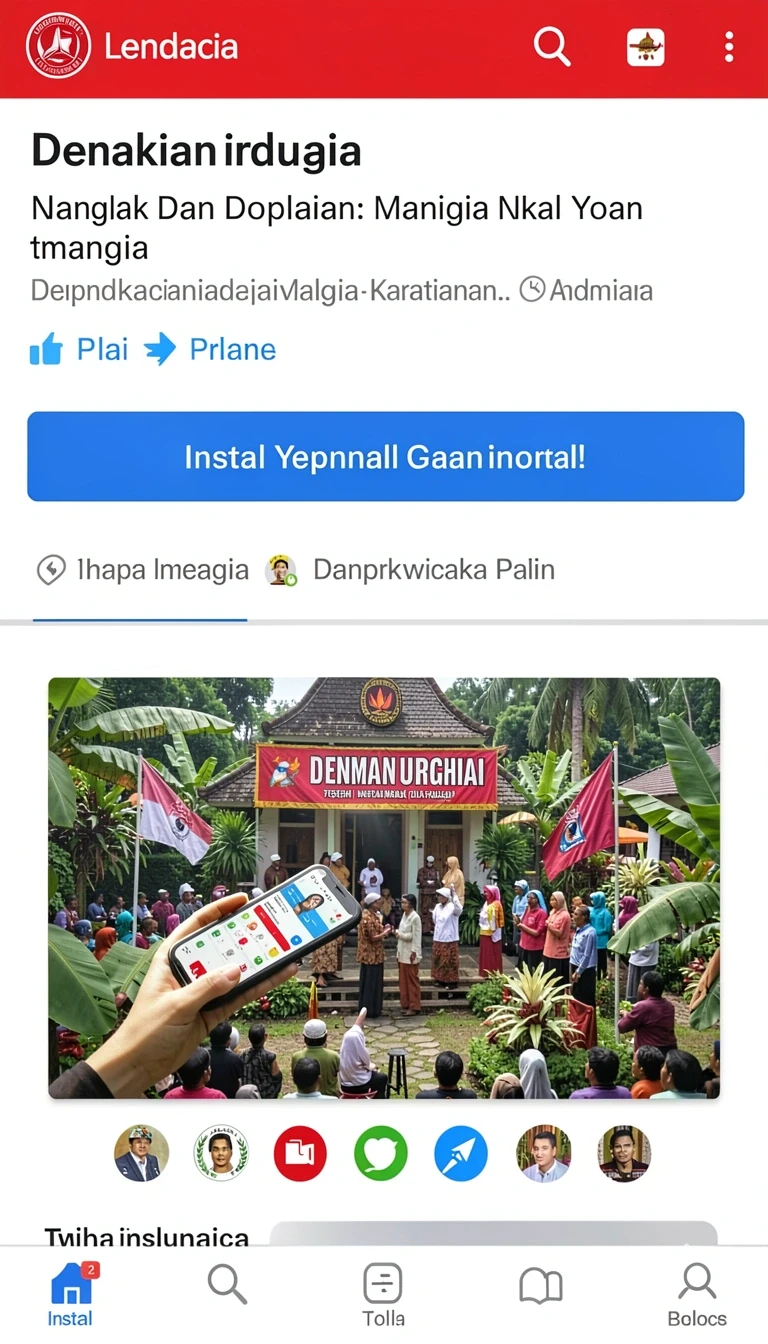 Tampilan utama aplikasi slot21 – Android & iOS App 2026